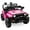 pink, variant on CazToi Ride On Truck for Kids, 12V Battery Powered Toy Car with Remote Control, Spring Suspension, LED Headlight and Music, Dual 25W Toddler Electric Vehicles for Girls Boys 2-5