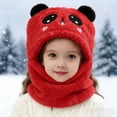 thumbnail image 1 of Winter Warm Knitted Earflap Hat and Scarf Set for Toddlers and Children Cold Weather, 1 of 3