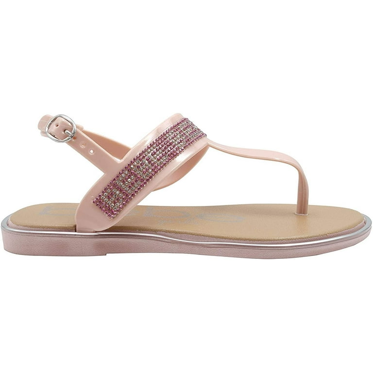 bebe Girls Rhinestone Thong Sandals Walmart