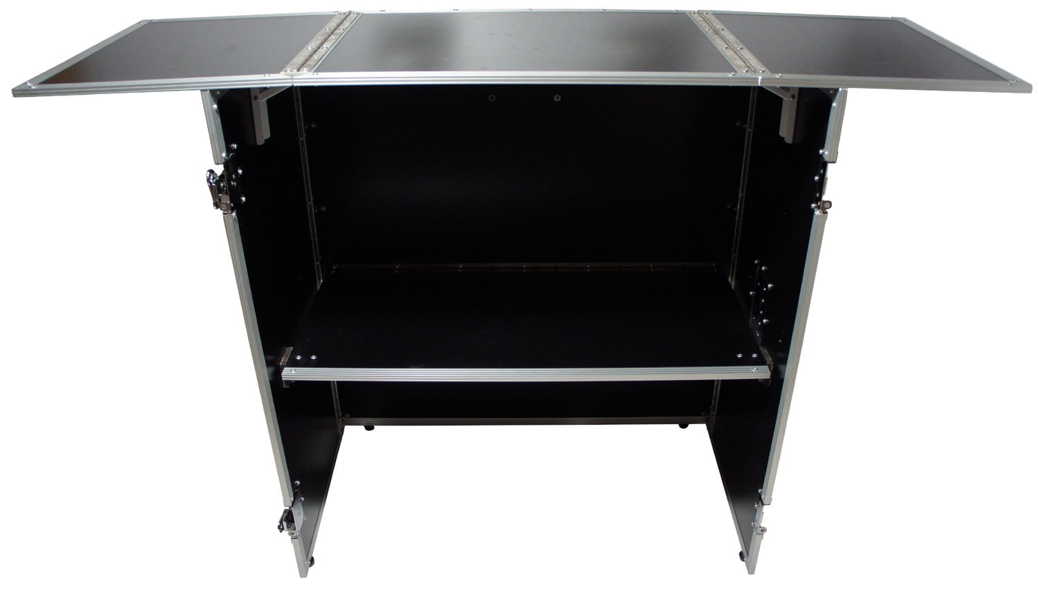 Harmony Case HCDJSTANDT Compact Fold Out Portable DJ Workstation Table