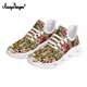 thumbnail image 1 of Noisydesigns - Zapatos de verano de malla transpirable para mujer, con estampado floral de leopardo, cómodos zapatos de plataforma , calzado deportivo para exteriores, 1 of 6