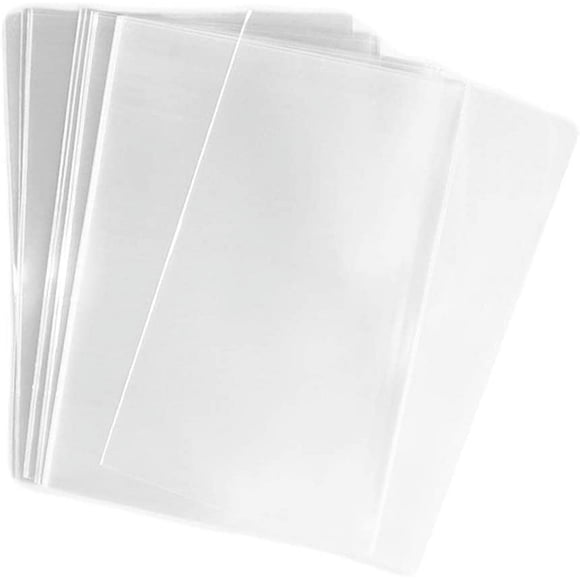 Sacs Plats Luxueux Uniques 100 Pcs 5 7/16 X 7 1/4 Transparents A7+ (O) pour Cartes Cello/Cellophane - Idéal pour Vos Accessoires de banquet