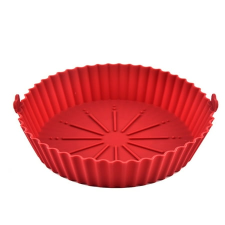 

Air Fryer Silicone Pot Baking Basket Oven Non Stick Reusable.Liners.Microwavable