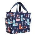 thumbnail image 3 of Caja de almuerzo con aislamiento, bolso Bento, forro suave, bolsa de comida, bolsa de almuerzo para la escuela, playa, niñas, mujeres, 2 piezas 3 piezas, 3 of 7