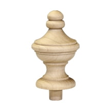 Set Of 2 Details about   Solid Wood Finials 2-3/4” Tall 