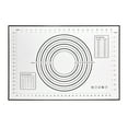 thumbnail image 1 of Adjustable Silicone Pastry Mat for Baking Pizza Dough Pie Pastry Cookies Pasta Kitchen Utensils Kitchen Gadgets, 1 of 7