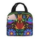 thumbnail image 1 of Easygdp Colorful Floral Bolsa Térmica Premium - Tela Oxford Impermeable, Gran Capacidad, Bolsillo Frontal, Unisex para Trabajo, Escuela, Actividades al Aire Libre y Picnics, 1 of 8