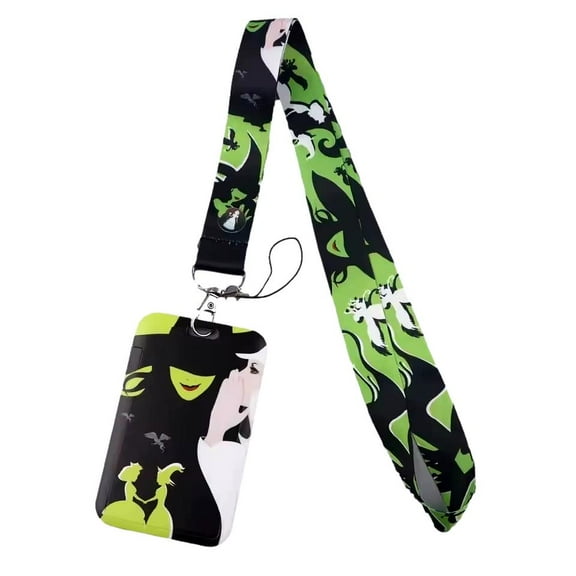 Wicked Musical Lanyard With ID Holder Keychain