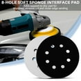 2PCS 5 Inch(125Mm) 8Hole Soft Sponge Interface Pad for Sanding Pads