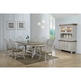 thumbnail image 2 of Sunset Trading Country Grove 8PC 96" Oval Extendable Wood Dining Set in Gray, 2 of 3