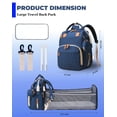 thumbnail image 4 of Mochila pañalera Lamroro 3 en 1 impermeable con cambiador, 4 of 7