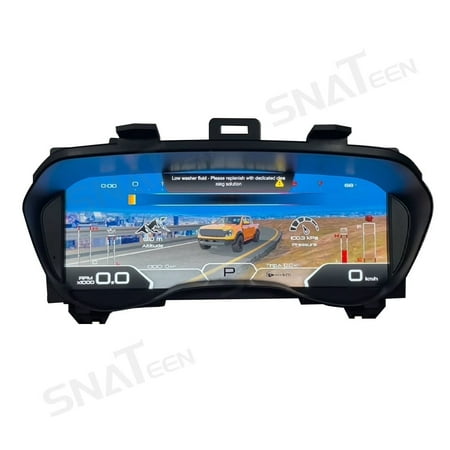 SNATEEN LCD Dashboard for Ford Everest Ranger Instrument Panel 2016 2017 2018 2019 2020 2021 Digital Dash Gauges Instrument LCD Screen Cockpit Speedometer Cluster