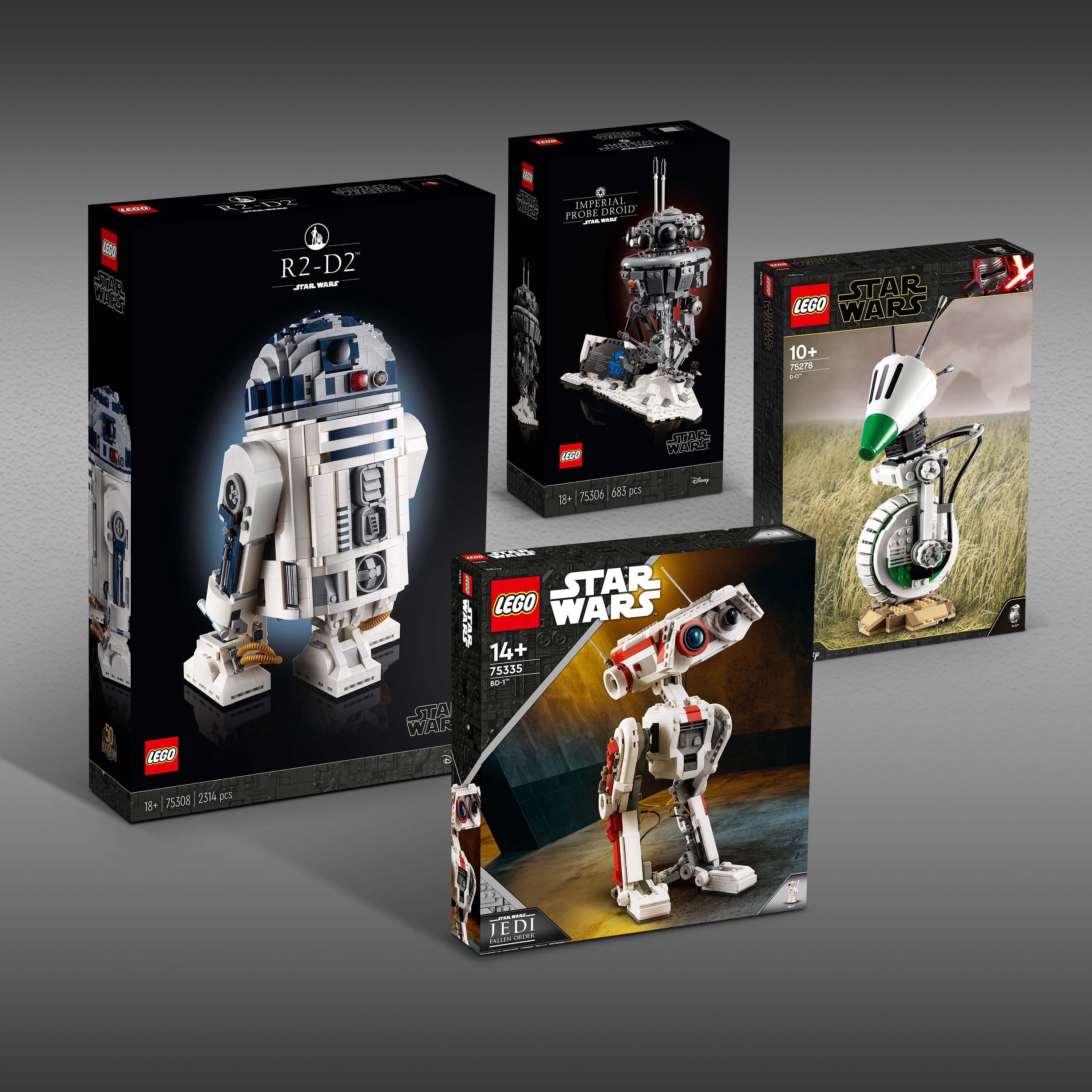 LEGO Star Wars BD-1 75335 Posable Droid Figure Model Building Kit, Room Decoration, Memorabilia Gift Idea for Teenagers from the Jedi: Survivor Video Game