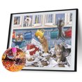 thumbnail image 3 of Cuadros Decorativos Kit de pintura de diamante 5D Arte de mosaico de diamante cuadrado completo abstracto JShteea Nuevos Originales, 3 of 9