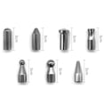 thumbnail image 3 of Car Dent Removal Tools Paintless Dent Repair Leveling Pen Bar Taps Down Heads HailDiy Repair Tool, 3 of 9