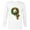 White, variant on Ice Age Scrat Prehistoric Christmas Holiday Acorn Wreath - Long Sleeve T-Shirt for Men - Customized-White