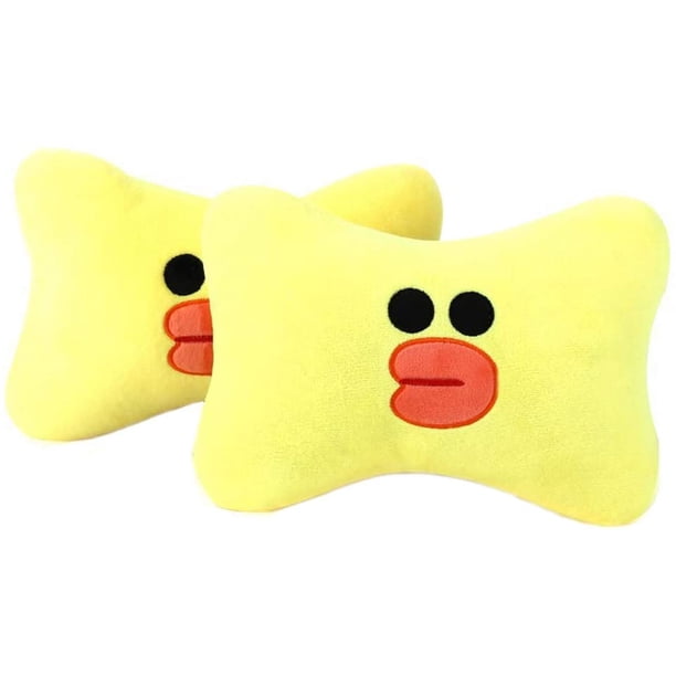 2 uds * oso marrón-gamuza * almohada para el cuello del coche Xemadio WMZY-822-2