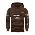 thumbnail image 1 of Men's Fall Winter Hooded Drawstring Sweatshirt Loose Fit Casual Sweater for Everyday Leisure, 1 of 2