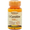 Sundown Naturals L-Carnitine, 500 mg, 30 Tablets Pack of 5
