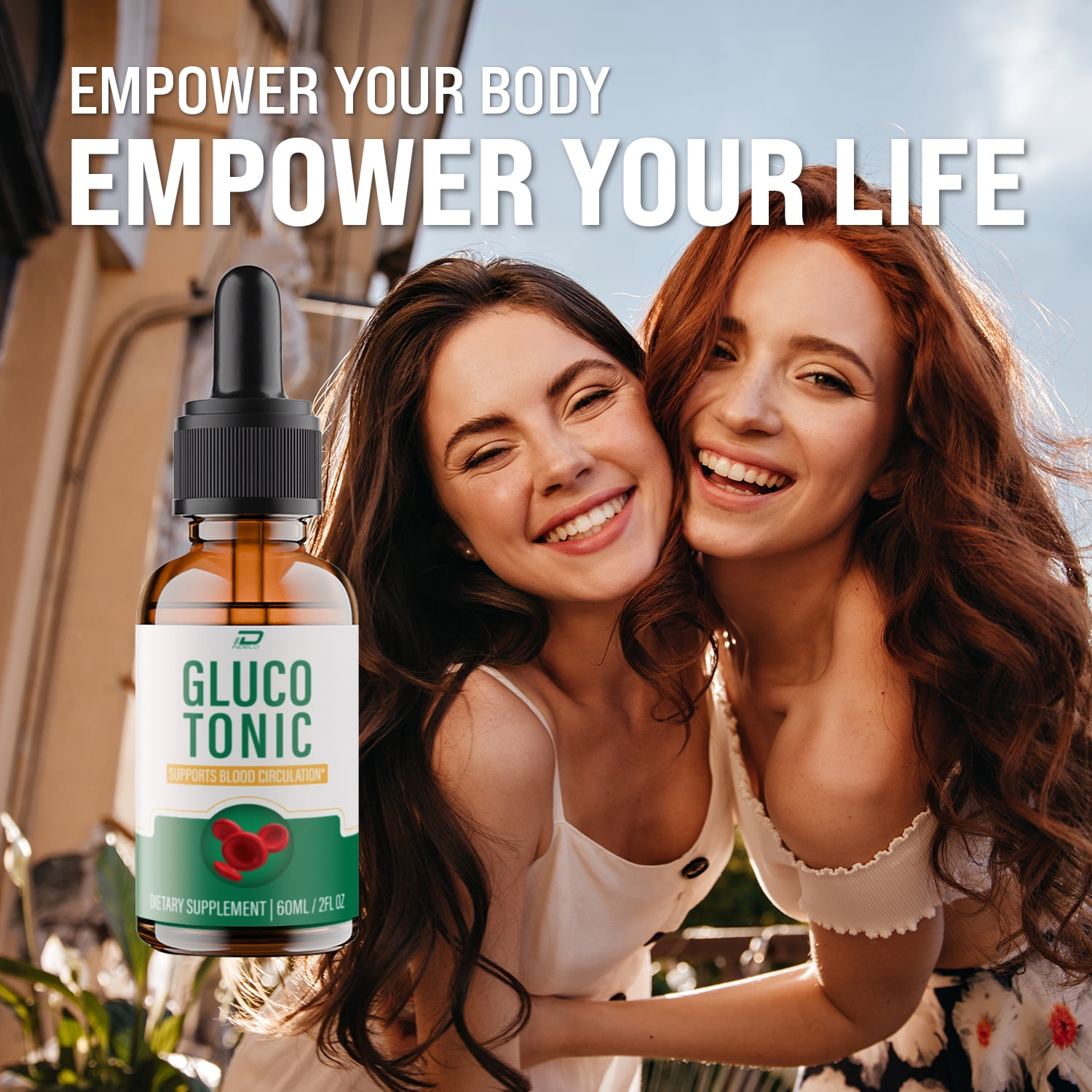 Gluco Tonic Drops Healthy Formula - GlucoTonic Liquid Drops All Natural Healthy Levels, Glocu Tonic Drops Reviews, 3 Pack, 3 Month Supply