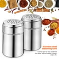 thumbnail image 3 of Monyance seasoning container Stainless Steel Popcorn Kernel & Salt Shaker Dispenser(4.53X2.64X2.64Inches), 3 of 11