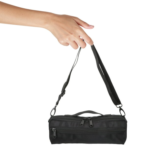 Minkissy Pochette Piccolo en Toile Noire Douce 1Pcs pour Usage Extérieur