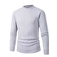 thumbnail image 1 of pstuiky camisa de manga larga para hombre, Suéter informal de color liso para hombre, cuello alto, tejido ajustado, capa base, manga larga, cuello redondo, camiseta/camiseta top de hombre xl, 1 of 3