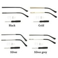 thumbnail image 2 of 1 Pair Metal Eyeglasses Anti-Slip Universal Glasses Arm Replacement Leg Eyewear Accessories Spectacle Frame SILVER GREY, 2 of 8
