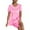 Pink, variant on Bovxnpu Women's Pajama Set 2 Piece Lounge Set, Pajamas for Women Set Silk Pjs Short Sleeve Top and Shorts Soft Sleep Dress Sleepwear Sleepwear Loungewear
