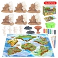 thumbnail image 4 of Set 3D de dinosaurios pintados por ti mismo, HUOGUO, de Doodle Toys para niños, 4 of 5