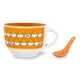 thumbnail image 1 of Taza de sopa Sanrio Gudetama x Nissin Top Ramen 710 ml con cuchara, 1 of 8