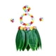 thumbnail image 4 of Conjunto de disfraces de actuación con falda de hojas hawaianas, manualidades para fiestas en la playa. do, 4 of 6