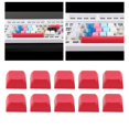 thumbnail image 4 of funtasica 10 Pieces Keycaps Thick PBT Replacement Gaming Keyboard for Cherry Mechanical Red, 4 of 9