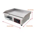 thumbnail image 2 of INTSUPERMAI Electric Flat Griddle Grill Stainless Steel Teppanyaki Grill 3KW, 2 of 7