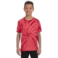 thumbnail image 1 of Jóvenes 5.4 oz. Camiseta Spider 100% Algodón SPIDER RED L teñido anudado CD101Y, 1 of 1