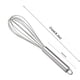 thumbnail image 4 of Batidor de huevos de acero inoxidable de mano de globo de cocina para mezclar batir batir agitar 8 pulgadas Ormromra CKCH22WQG, 4 of 5
