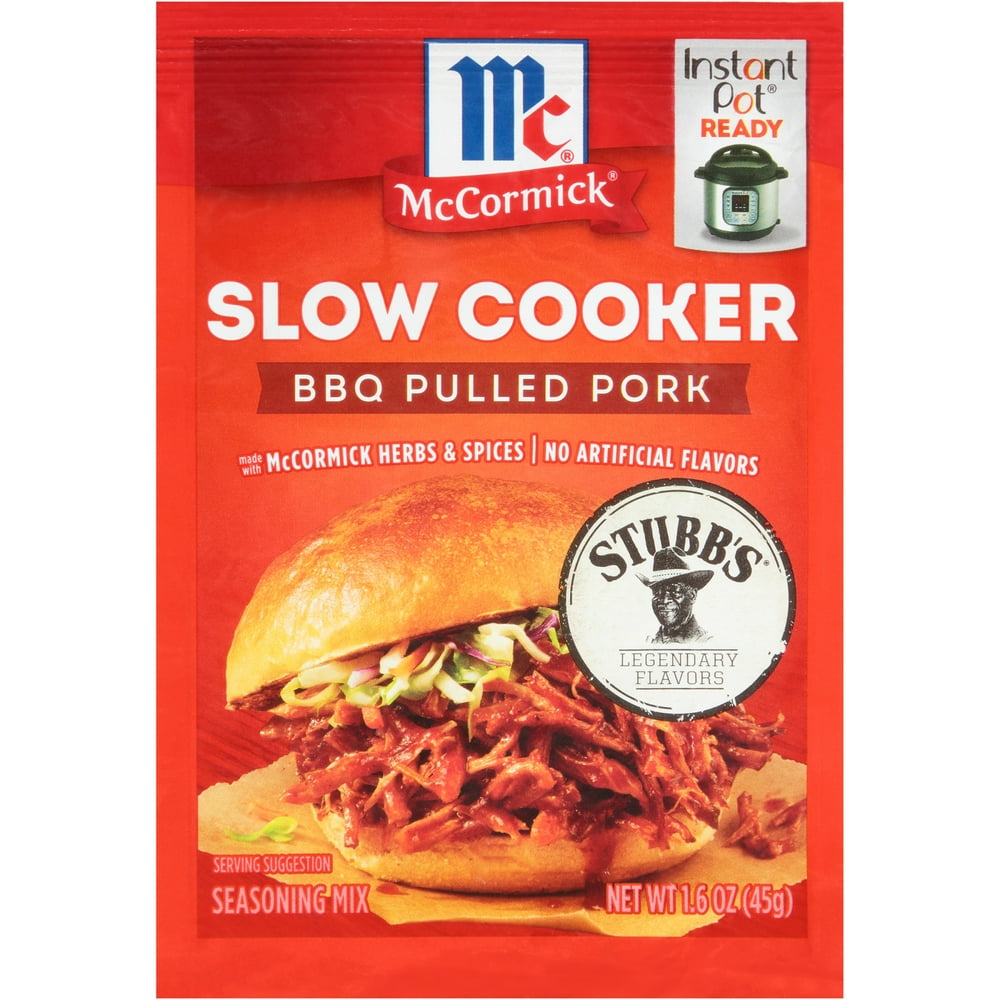 McCormick Slow Cooker BBQ Pulled Pork Seasoning Mix, 1.6 oz Walmart