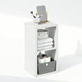 thumbnail image 5 of Furinno Cubic Open Back Multipurpose Clothing & Closet Storage Organizer Shelf, 2-Cube, White, 5 of 6
