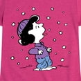 thumbnail image 3 of Peanuts - Lucy Snow - Toddler & Youth Girls Short Sleeve Graphic T-Shirt, 3 of 6