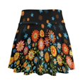 thumbnail image 2 of HELLHERO Polyester Spandex Athletic Skort for Golf Tennis Hiking, Elastic 2 Side Pockets Golf Skirts, Vintage Floral, 2 of 9