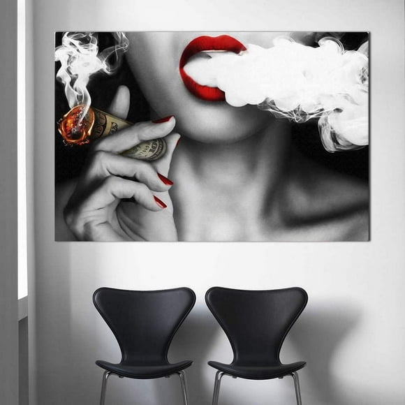 Lienzo Cuadro Decorativo Foto Chica Fashión Sala Cuarto DaraBaby VinDe241