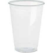Clear Plastic PETE Cups, 16oz, 50/Bag, 10 Bags/Carton