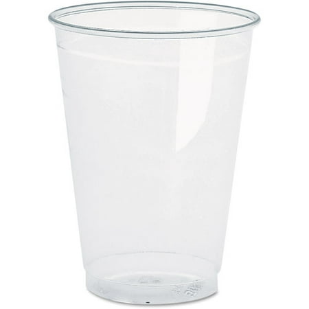 Clear Plastic PETE Cups, 16oz, 50/Bag, 10 Bags/Carton