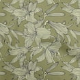 thumbnail image 1 of oneOone Silk Tabby Forest Green Fabric Florals Quilting Supplies Print Sewing Fabric By The Yard 42 Inch Wide, 1 of 6