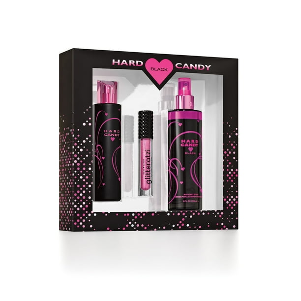 Hard Candy Color Me Black Fragrance Gift Set for Women, 3 piece