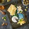 thumbnail image 5 of Outhouse Cutting Board, Heart Window View from Wooden Rustic Farm Barn Shed Chalk Art Image, Decorative Tempered Glass Cutting and Serving Board, Large Size, Brown Blue and Green, by Ambesonne, 5 of 5