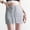 Grey, variant on Active Skirts for Women Elastic High Waist Drawstring Mini Skirt with Pockets Tennis Skirt for Women (White M)