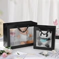 thumbnail image 5 of PACKHOME 12pcs Black Gift Bags with Window, 10x4.5x11 inches Large Gift Bags with Handles for Wedding, Graduation, Valentine's Day, Mother's Day, Festivals Party Present, 5 of 6