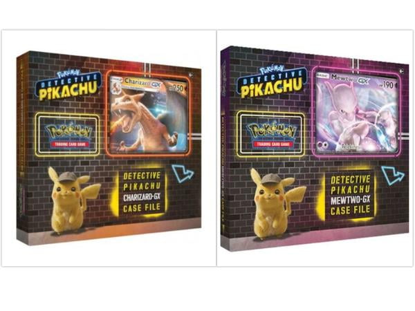 Pokémon Tcg Detective Pikachu Charizard Gx Case File Box Detective Pikachu Mewtwo Gx Case File Box Pokémon Trading Cards Game Bundle 1 Of Each