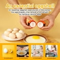 thumbnail image 4 of 2.95×1.97 Inch Egg Shell Cracker Breaker Opener Peeler Remover Separator for Hard Boiled Raw Eggs,For Kitchen Hard Boiled Egg Peeler Cracking Appliance Tool Egg Shell Opener, 4 of 9
